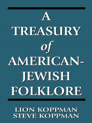 cover image of A Treasury of American-Jewish Folklore